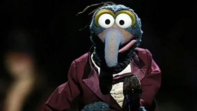 Muppet with the long hooked beak