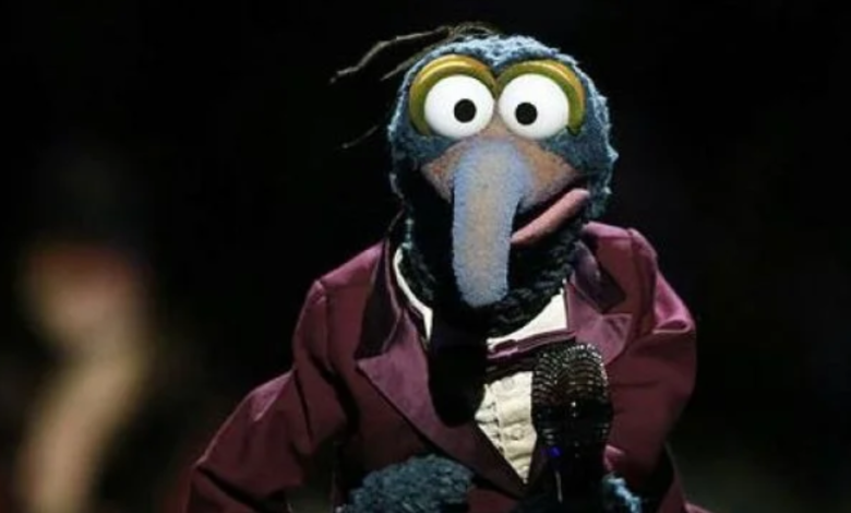 Muppet with the long hooked beak